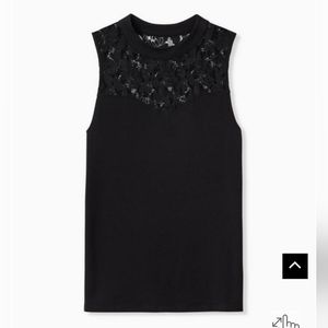 Lace Illusion Foxy Tank